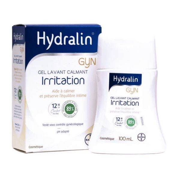 Hydralin Gyn gel lavant calmant irritation 100ml