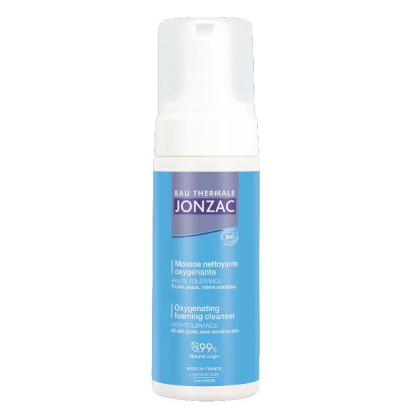 Eau de Jonzac mousse nettoyante oxygénante Haute Tolérance toute peau 150ml