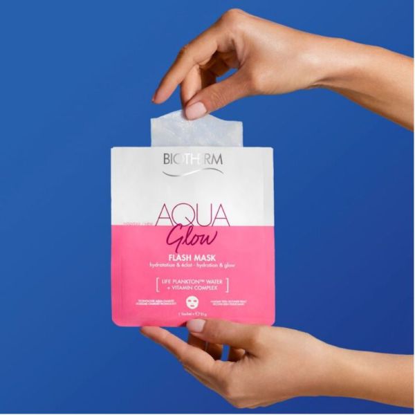 Biotherm Aqua Glow Flash Mask éclat 1 sachet