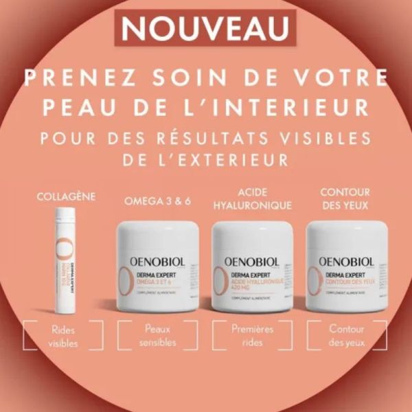 Oenobiol Derma Expert collagène 10 shots