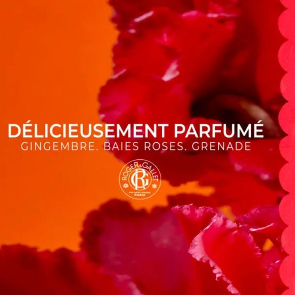 Roger & Gallet Gingembre Rouge eau parfumée bienfaisante 100ml