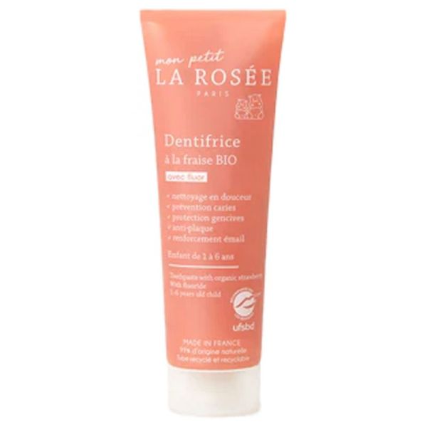 La Rosée dentifrice enfant à la fraise 1-6 ans 50ml