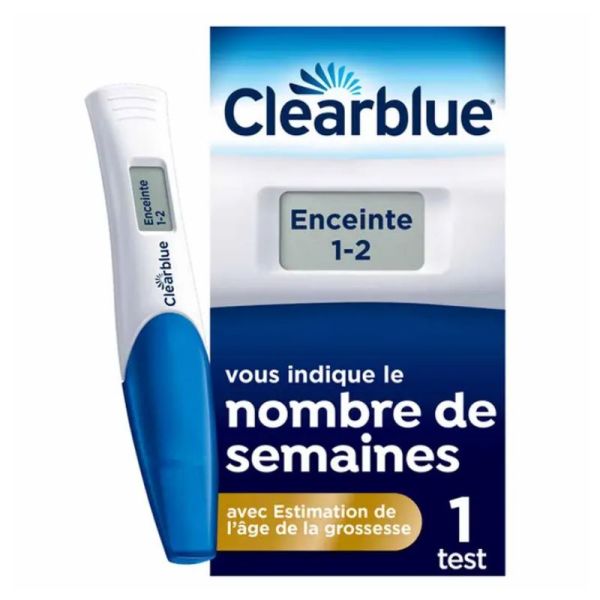 Clearblue Test de grossesse avec estimation de l'âge de la grossesse 1 test