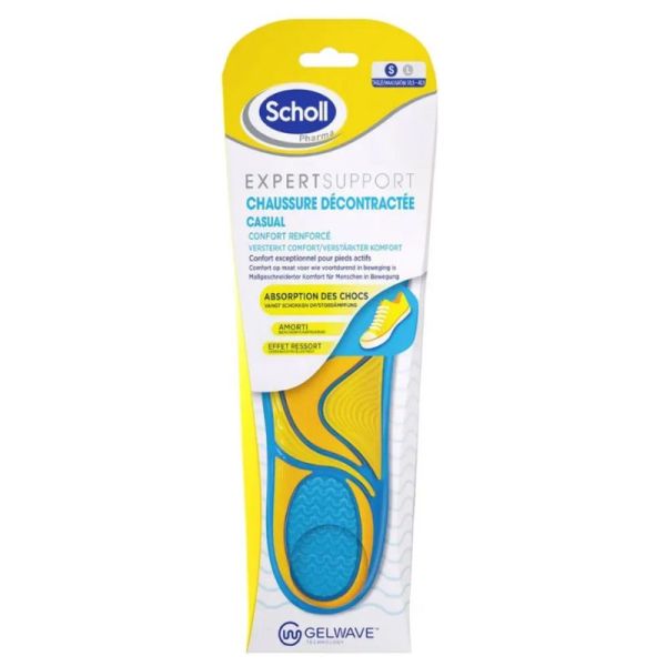 Scholl Expert Support Semelles Chaussures de Ville 1 Paire T2