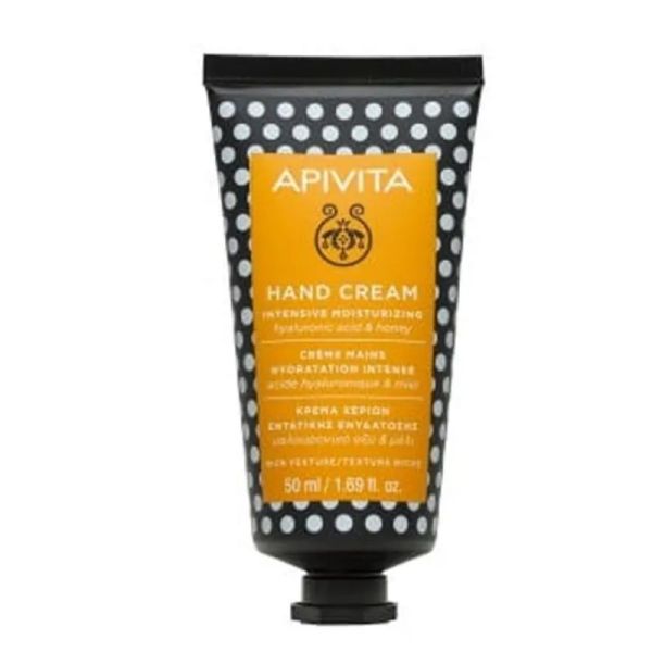 Apivita crème mains hydratation intense texture riche 50 ml