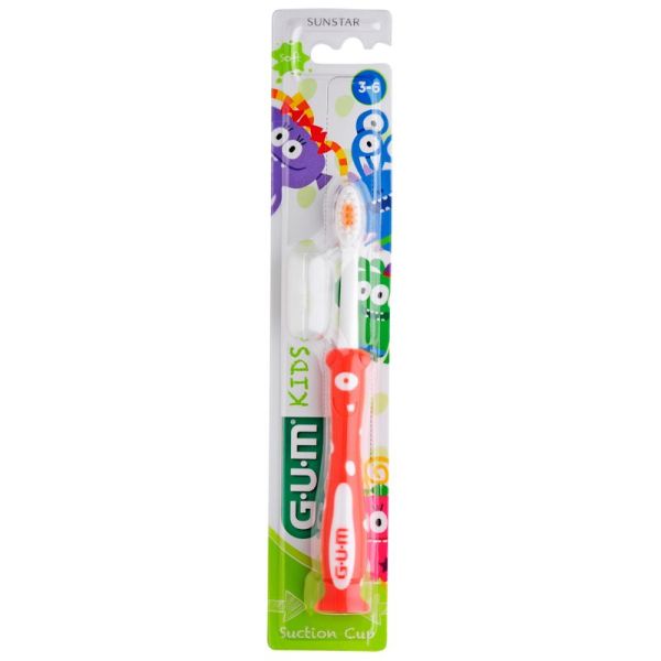 Gum brosse à dents Kids Monster 3-6 ans Coloris aléatoire