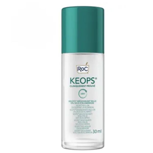 RoC Keops Déodorant à Bille 0% Aluminium 30 ml