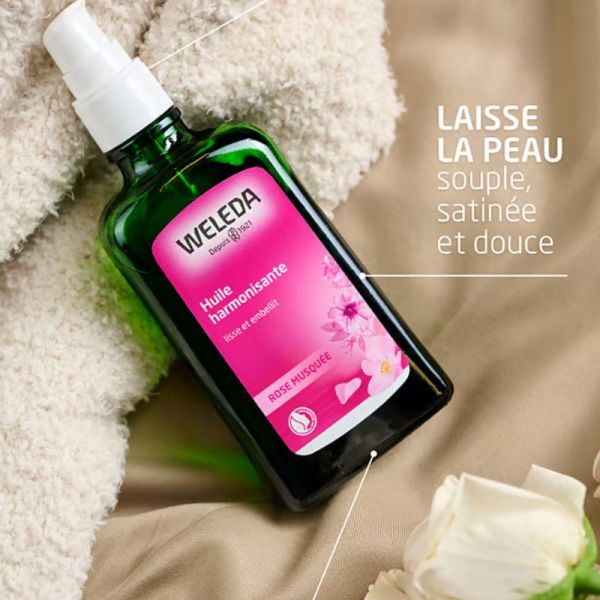 Weleda huile harmonisante à la rose musquée 100ml