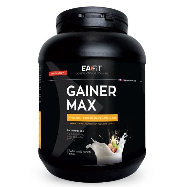 Eafit Gainer Max construction musculaire vanille noisette 1,1 kg