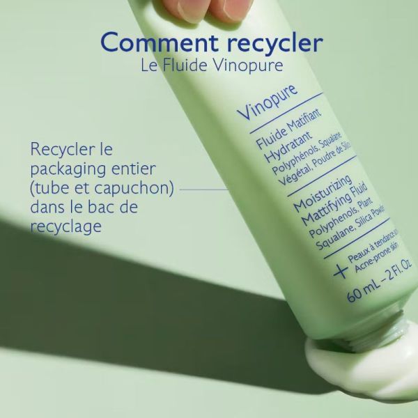 Caudalie Vinopure fluide matifiant hydratant 40ml