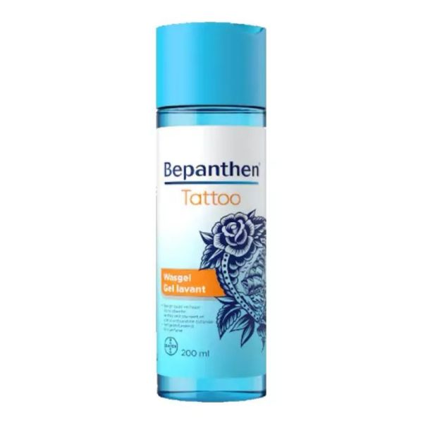 Bepanthen Tattoo Gel Lavant 200ml - Nettoie et Apaise les Peaux Tatouées