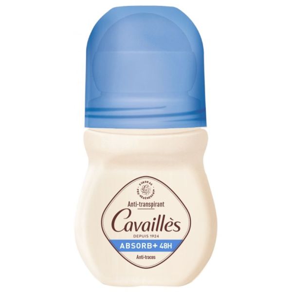 Cavaillès Absorb+ 48h déodorant roll-on anti transpirant 50 ml