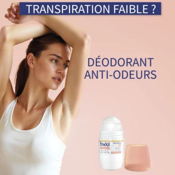 Etiaxil déodorant douceur 24H roll-on lot de 2 x 50ml