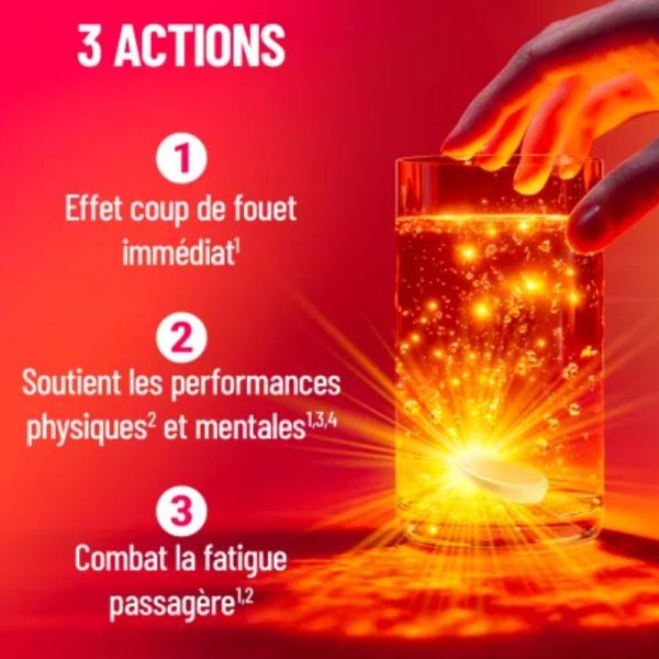 Mag 2 BOOST goût fruits rouges 20 comprimés effervescents