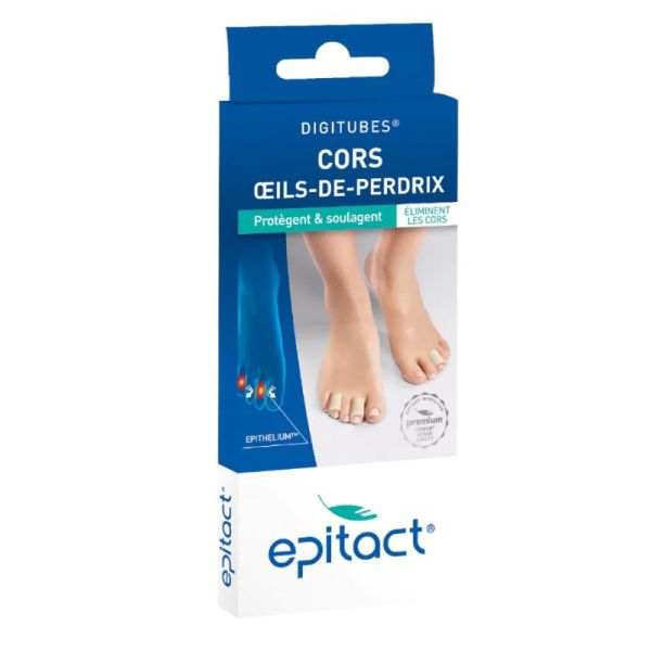 Epitact Digitubes cors oeils-de-perdrix taille L 1x10cm