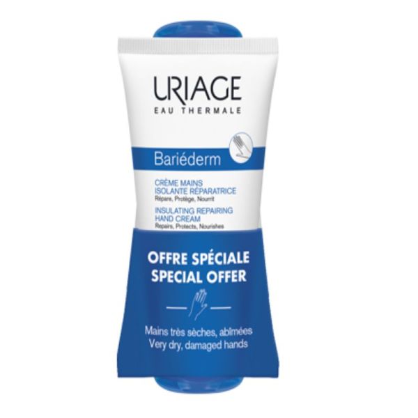 Uriage Bariederm crème mains 2 x 50ml
