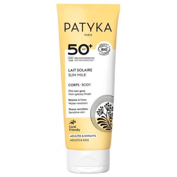Patyka lait solaire corps SPF50+ bio 100ml