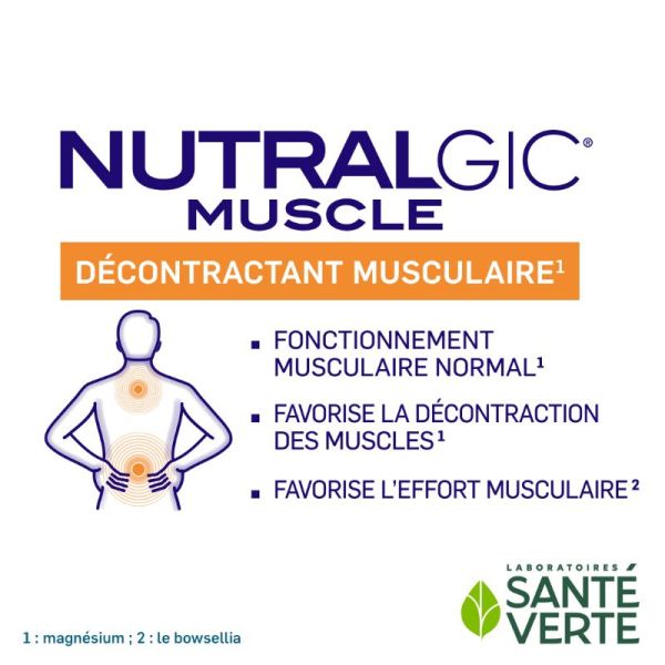 Sante Verte Nutralgic muscle 14 comprimes