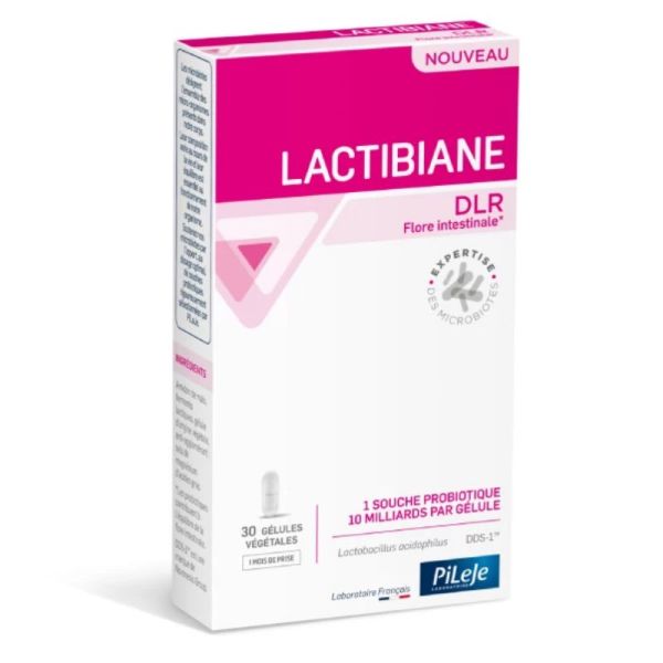 Pileje Lactibiane DLR flore intestinale 30 gélules