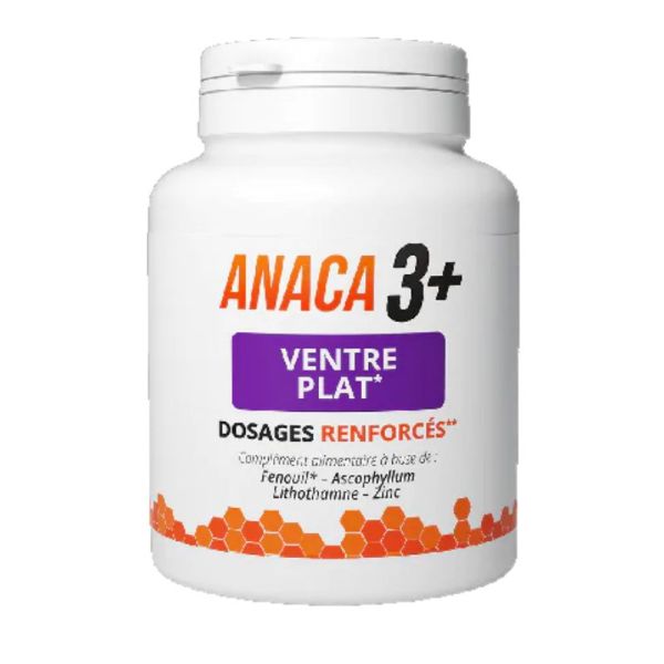 Anaca3 ventre plat dosage renforcé 120 gélules
