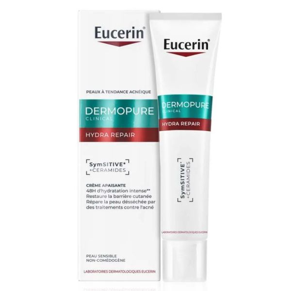 Eucerin DermoPure Hydra Repair crème apaisante peau sensible 40ml