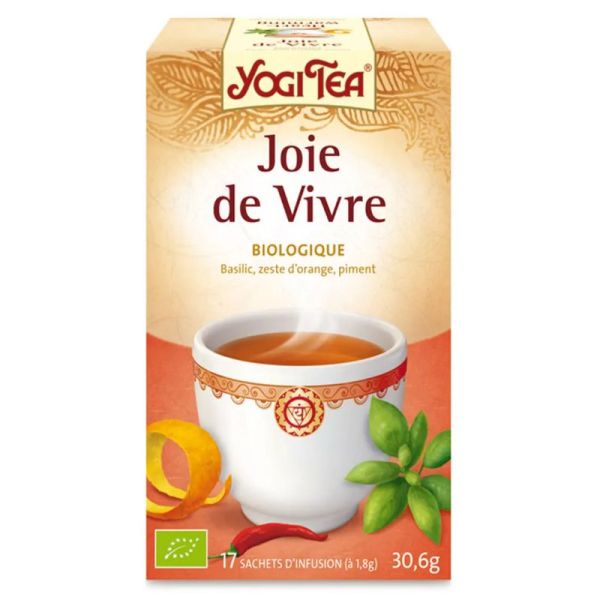 Yogi Tea Joie de vivre infusion ayurvédique bio 17 sachets