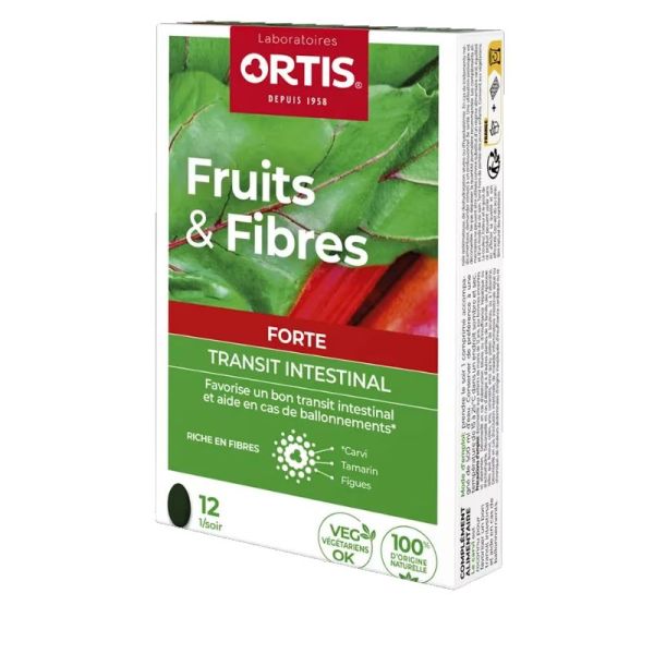 Ortis Fruits & Fibres Forte 12 comprimés