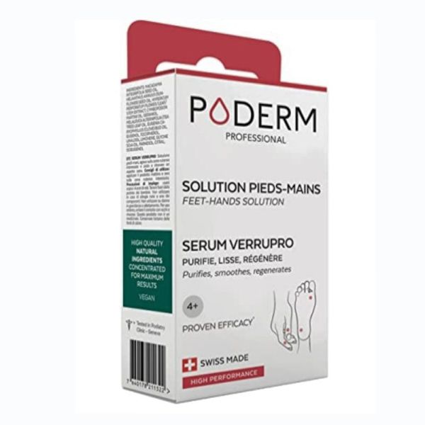 Poderm solution pieds mains sérum Verrupro 6ml