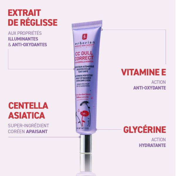 Erborian CC crème Dull Correct à la Centella Asiatica 15ml