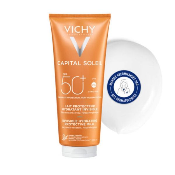 Vichy Capital Soleil SPF50+ lait protecteur hydratant iInvisible SPF50+ 300ml