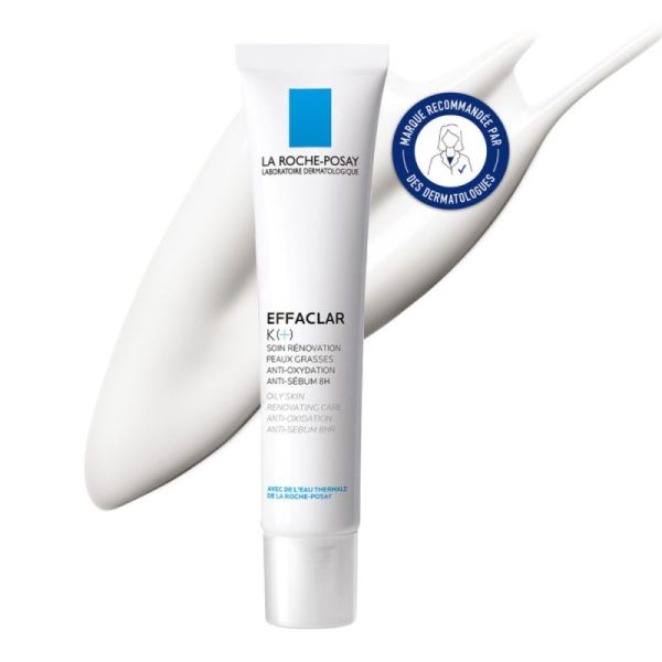 Roche Posay Effaclar K+ soin rénovation peaux grasses 40ml