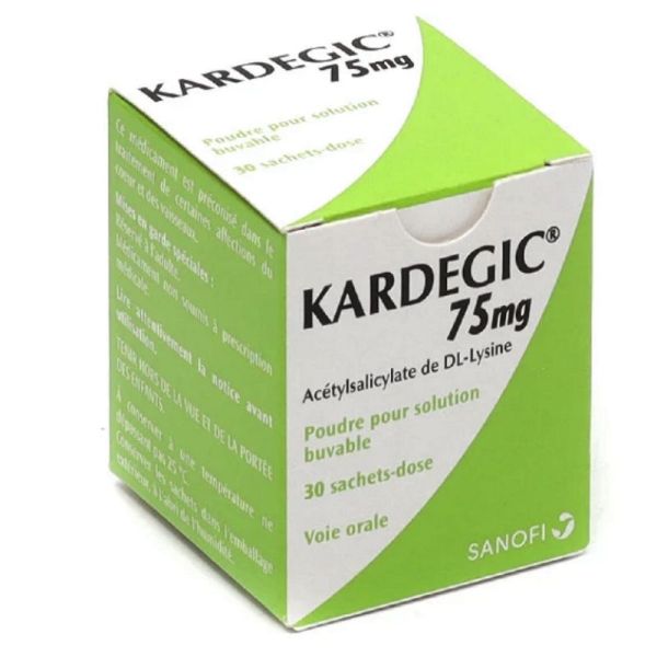 Kardégic 75mg poudre pour solution buvable 30 sachets-dose