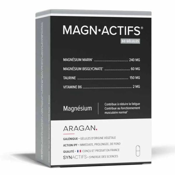 Aragan Synactifs Magn Actifs Magnésium 60 Gélules