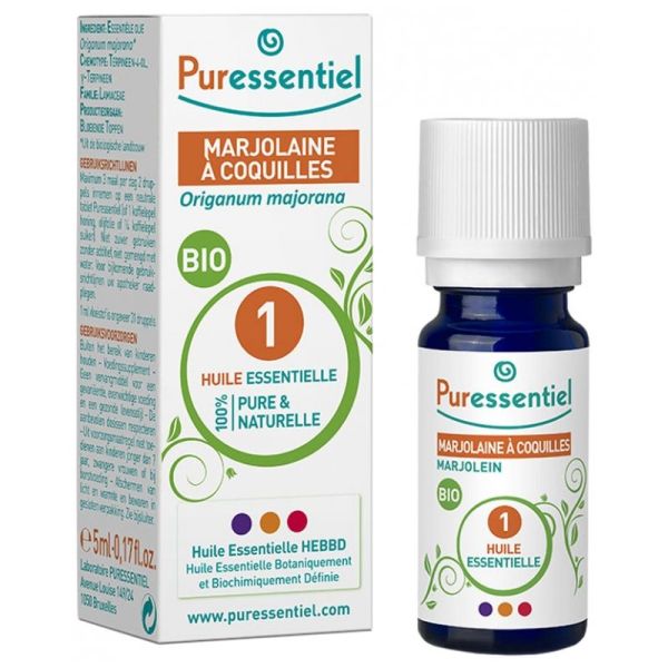 Puressentiel Huile Essentielle Bio marjolaine à coquilles 5ml