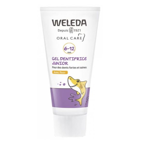 Weleda Oral Care gel dentifrice Junior 6-12 ans avec fluor 50ml