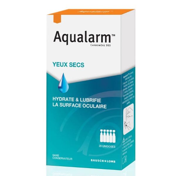 Aqualarm yeux secs, 20 unidoses