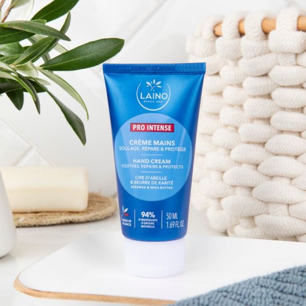 Laino Pro Intense crème mains cire d'abeille et beurre de Karité 50ml