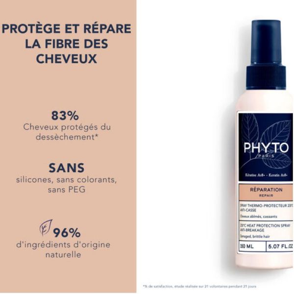 Phyto Réparation spray thermo protecteur 230° anti casse 150ml