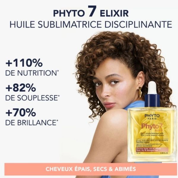 Phyto Phyto7 Elixir huile sublimatrice disciplinante 100ml