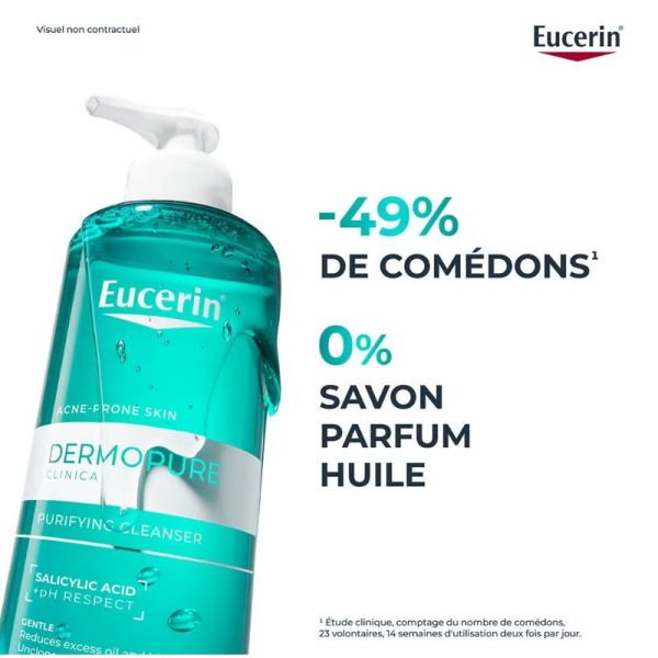 Eucerin DermoPure Clinical gel nettoyant 400ml