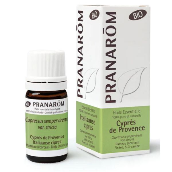 Pranarôm huile essentielle cyprès de provence bio 5 ml