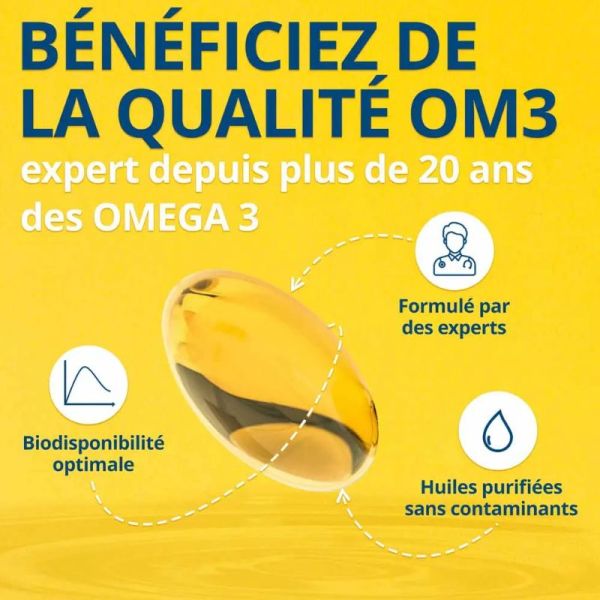 OM3 Omega 3 équilibre émotionnel 180 capsules