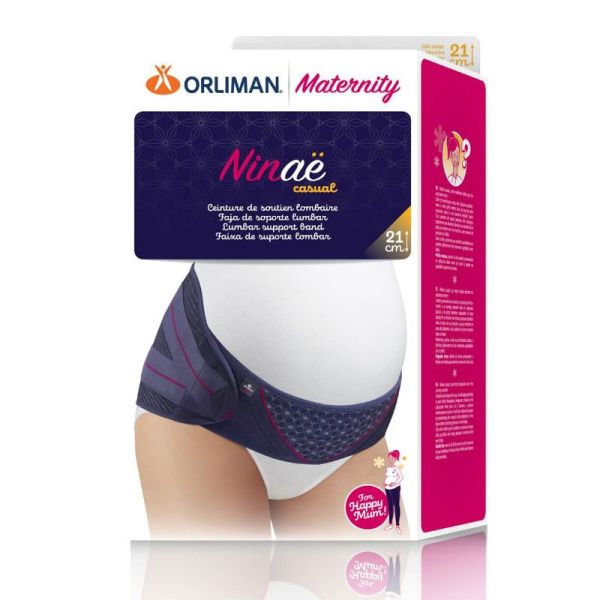 Orliman ceinture lombaire de maternité Ninaë Casual 21cm Tu