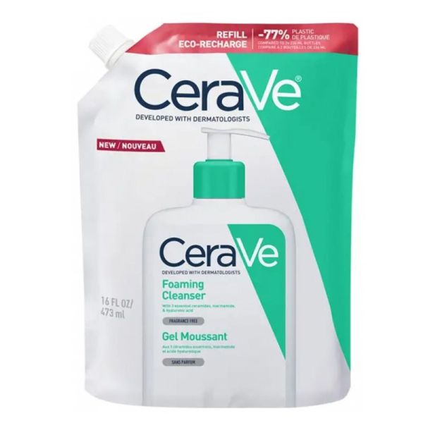 CeraVe Gel Moussant Éco-Recharge 473ml