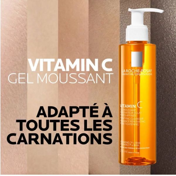 La Roche-Posay Pure Vitamin C gel moussant rénovateur 200ml