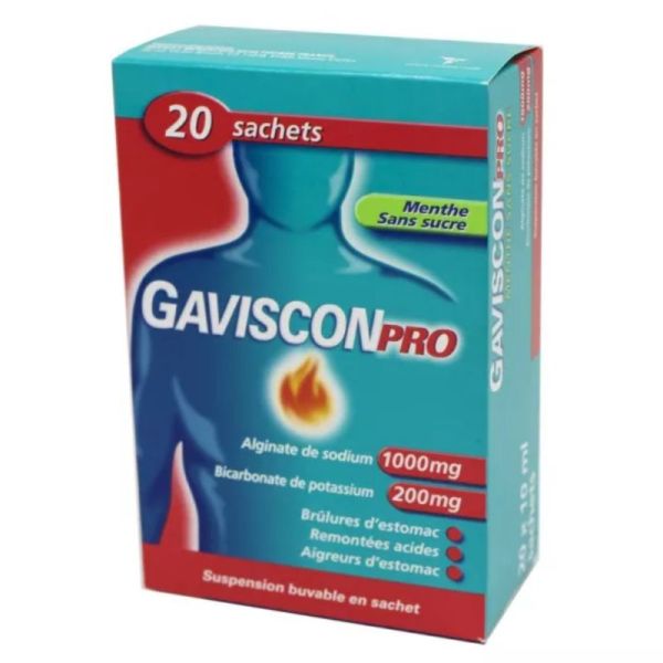 GavisconPro suspension buvable 20 sachets