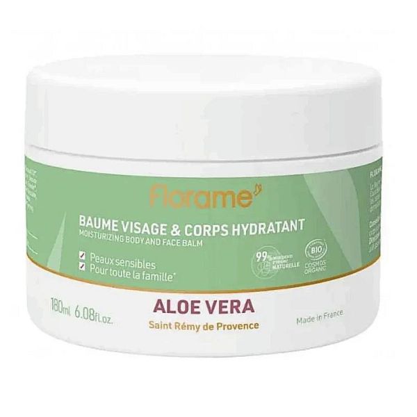 Florame baume visage & corps hydratant aloé vera bio 180ml
