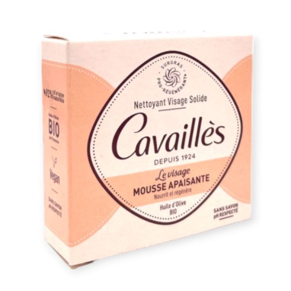 Cavaillès Nettoyant visage solide mousse apaisante 70g