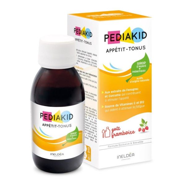 Pediakid Appetit-tonus Sirop Gout Framboise 125 ml