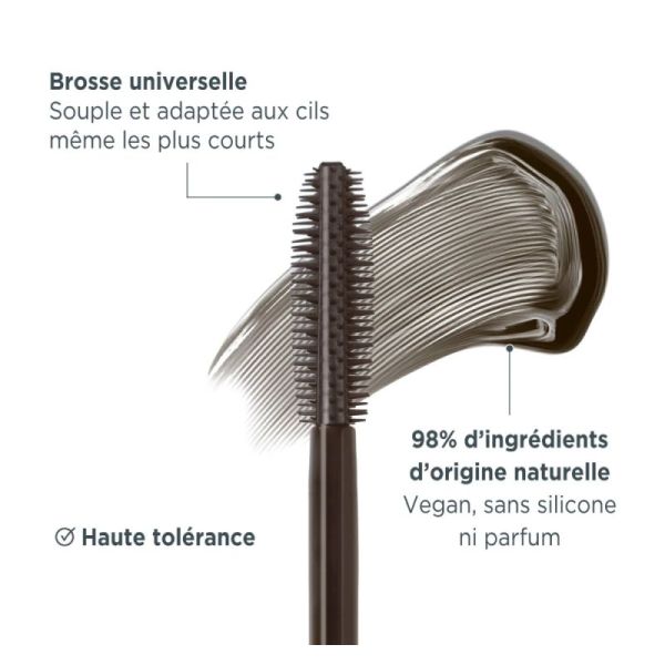 Même mascara yeux sensibles teinte brun noir 8ml